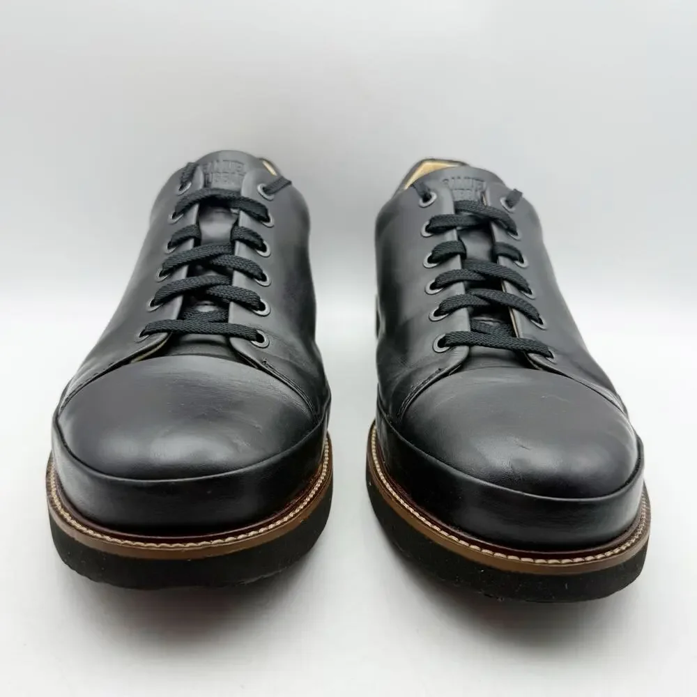 Samuel Hubbard Mens DressFast Dress Sneaker Size 11 XWIDE Black Leather EUC